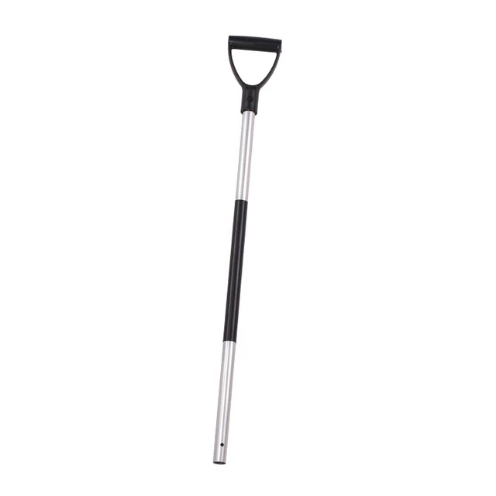 The Forever Fork™ features a durable metal and plastic handle with a D-shaped grip, similar to those found on manure or stall forks, shown isolated on a white background.