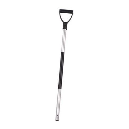 The Forever Fork™ features a durable metal and plastic handle with a D-shaped grip, similar to those found on manure or stall forks, shown isolated on a white background.
